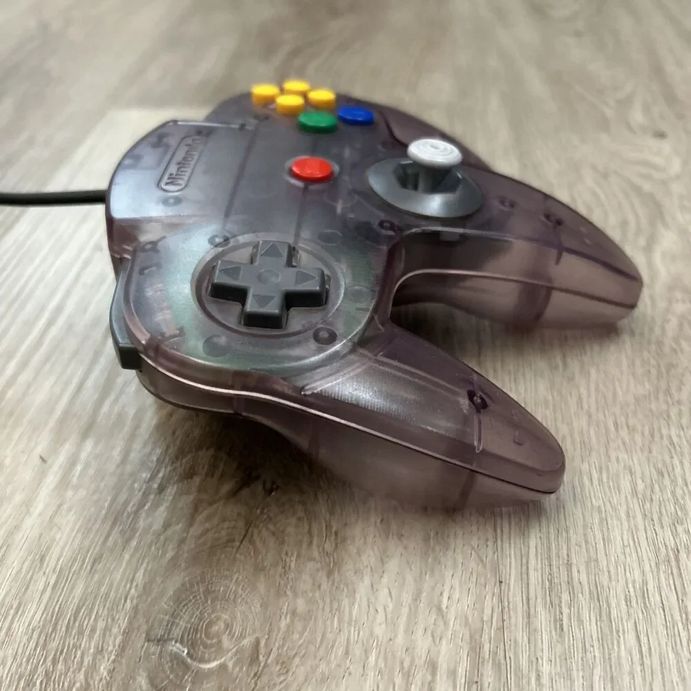 Official Nintendo 64 Controller Authentic OEM Purple N64 NUS-005 Works Loose